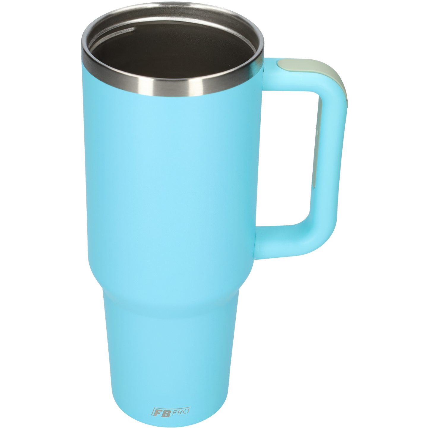 Thermos drinkbeker tumbler 1.2L met handvat en rietje - 1200 ML - Licht Blauw