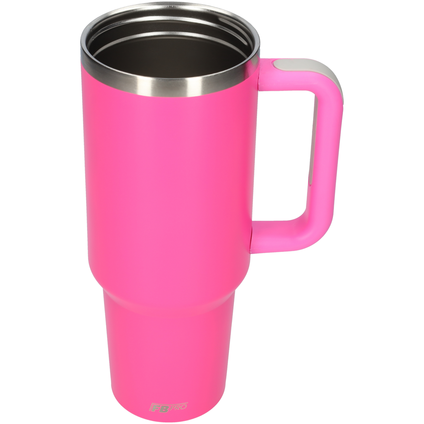 Thermos drinkbeker tumbler 1.2L met handvat en rietje - 1200 ML - Roze