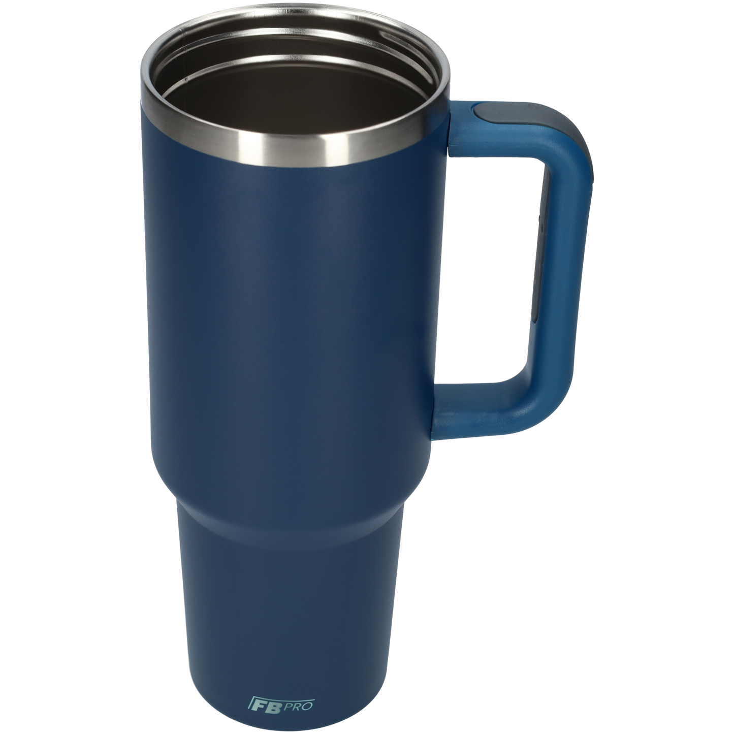 Thermos drinkbeker tumbler 1.2L met handvat en rietje - 1200 ML - Middernacht Blauw