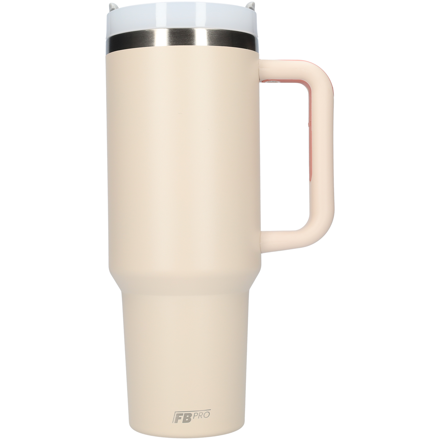 Thermos drinkbeker tumbler 1.2L met handvat en rietje - 1200 ML - Licht Roze