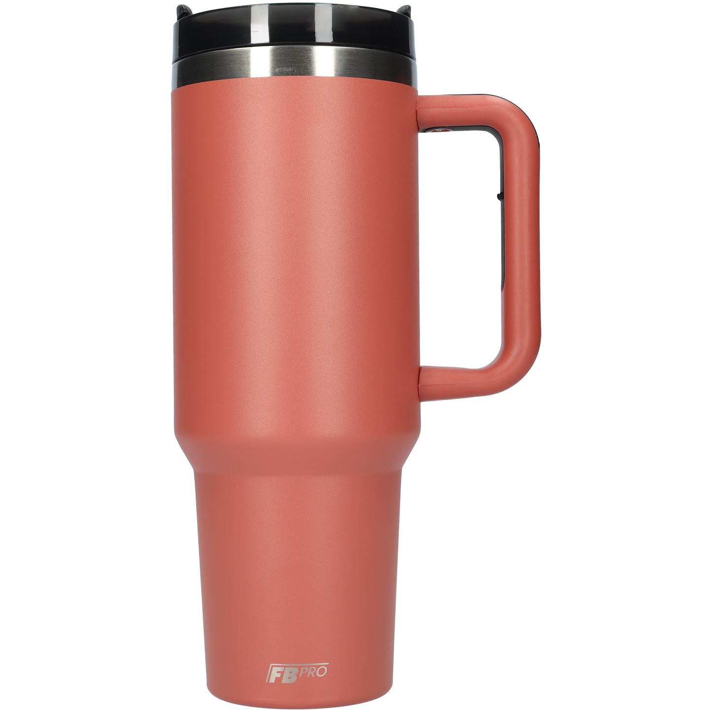 Thermos drinkbeker tumbler 1.2L met handvat en rietje - 1200 ML - Rood