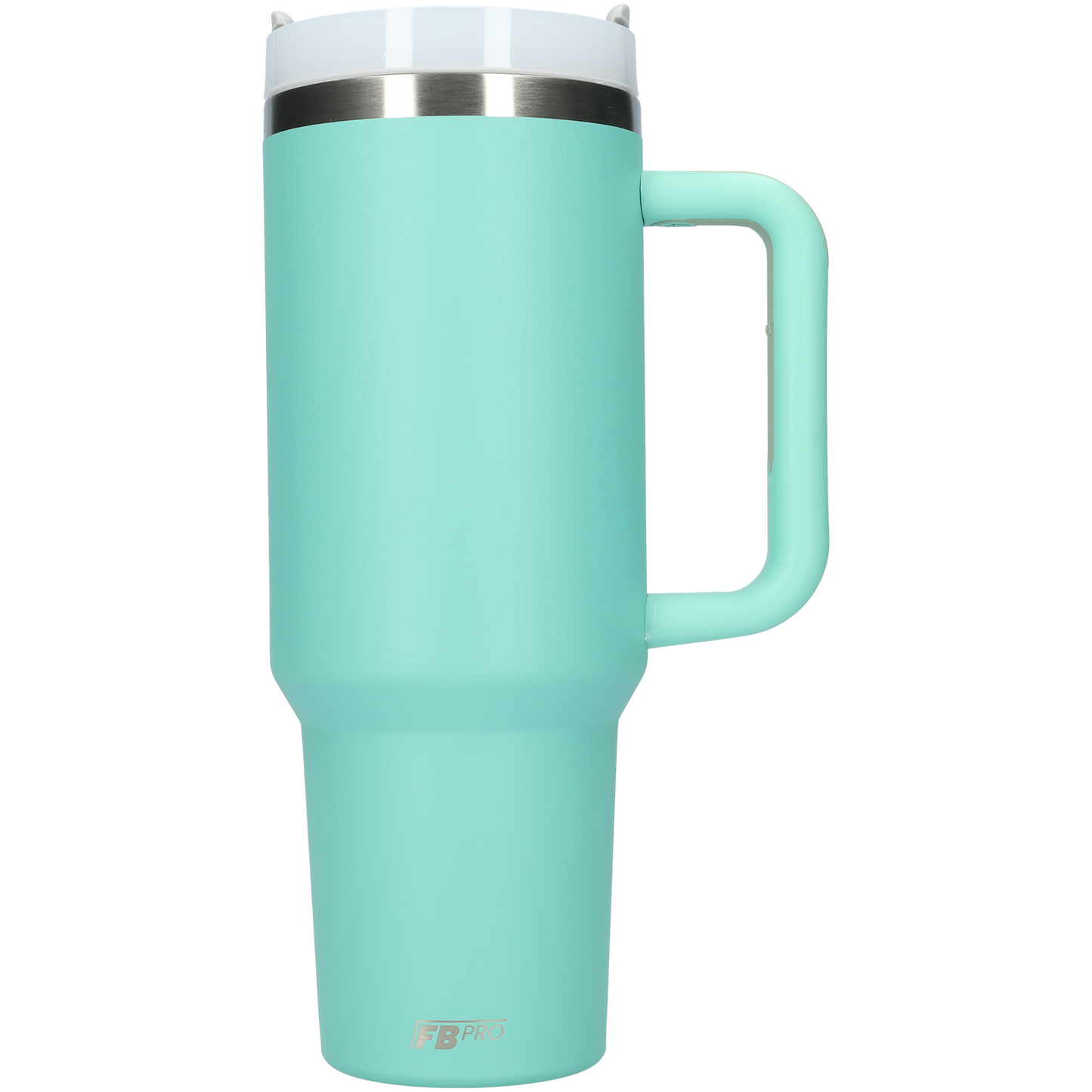 Thermos drinkbeker tumbler 1.2L met handvat en rietje - 1200 ML - Turquoise