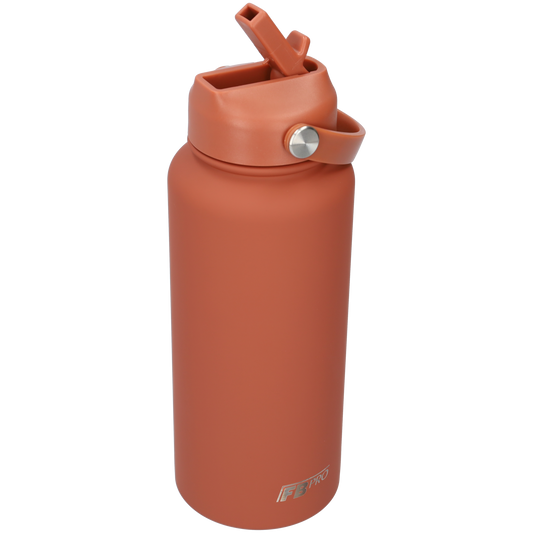 Thermos waterfles - Isolerende Waterfles - Drinkfles - 1 L - Brick Red