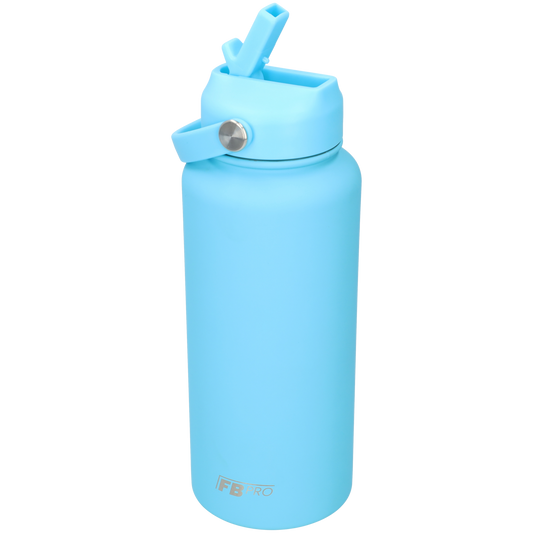 Thermos waterfles - Isolerende Waterfles - Drinkfles - 1 L - Sky Blue